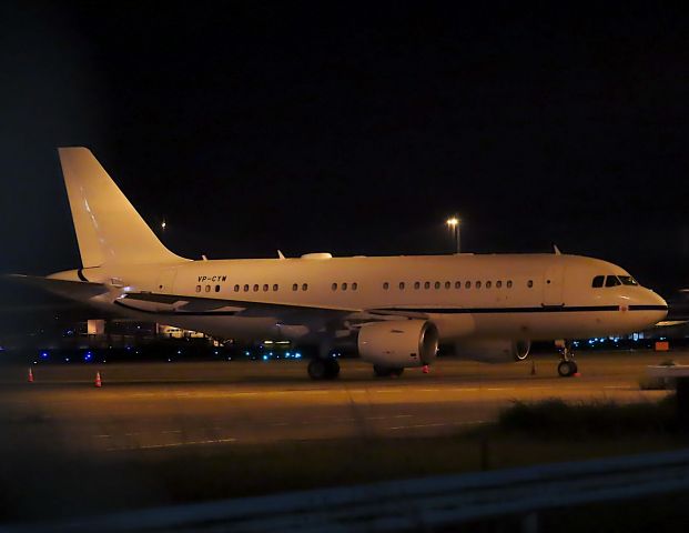 Airbus A319 (VP-CYW) - Photo taken on Oct 26, 2022.