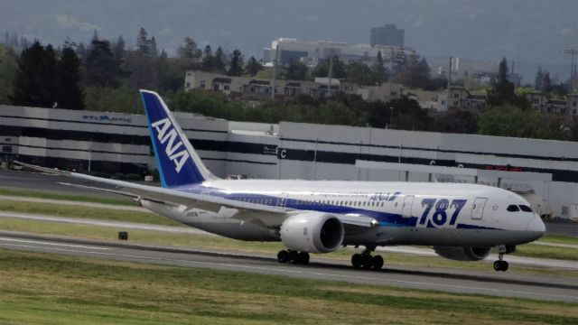 Boeing 787-8 (JA823A) - JA823A All Nippon Airways Boeing 787-8 Dreamlinerbr /1.6 Yearsbr /23-Mar-2015 B788/L Narita Intl (RJAA / NRT) San Jose Intl (KSJC) 17:57 JST 10:23 PDT 8:26