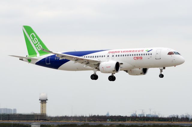 COMAC C-919 (B-001A) - The fourth test-flight of C919/B-001A.