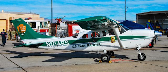 Cessna T206 Turbo Stationair (N104PS) - N104PS 2019 Cessna T206H Turbo Stationair HD s/n T20609566 - Aviation Nation 2022br /Nellis AFB (LSV / KLSV)br /USA - Nevada, November 5, 2022br /Photo: TDelCoro 