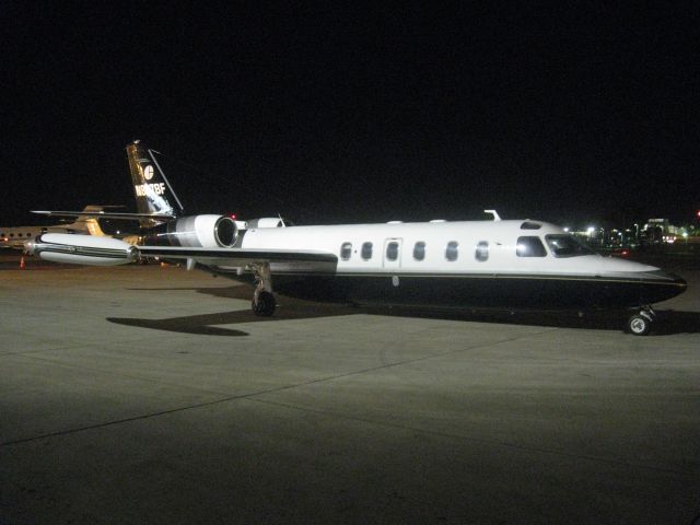 IAI 1124 Westwind (N807BF) - McCreery Aviation, McAllen, TX taken on Jan 16, 2010 at 2213.