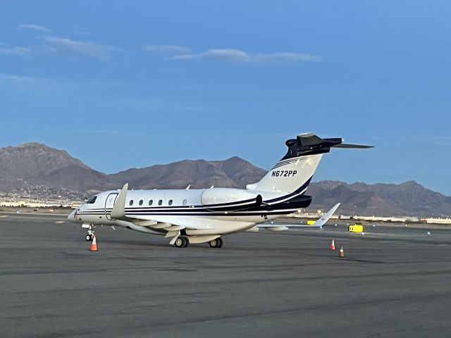 Embraer Legacy 550 (N672PP) - Embraer Praetor 600