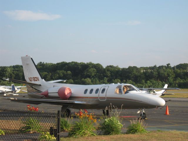 Cessna Citation 1SP (N318DN) - Cessna Citation 1SP sitting on the ramp after arriving from Dayton, OH (KDAY).