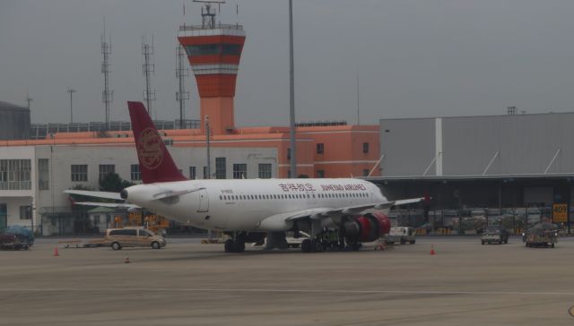 Airbus A320 (B-6602) - 6/28/18 some starboard engine maintenance, Apron 4 hardstand