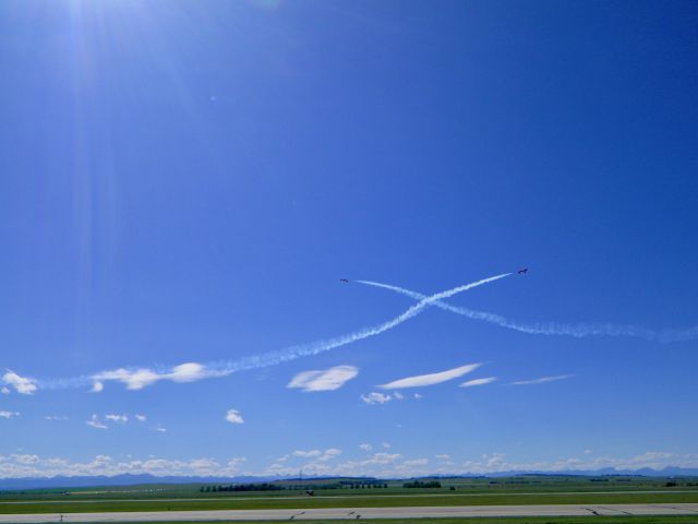 Canadair CL-41 Tutor — - The Canadair CT-114 Tutor Royal Canadian Air Force Snowbirds aerobatics team.