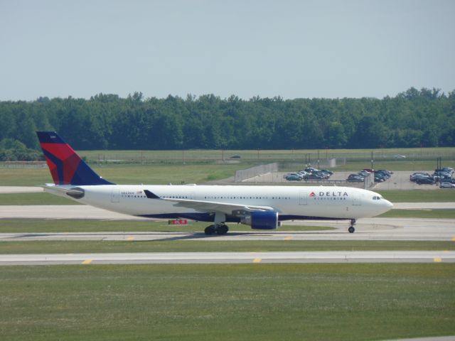 Airbus A330-200 (N861NW) - Taken on June 19th, 2016 from the McNamara parking structure.