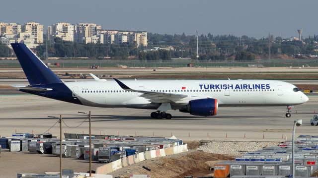 Airbus A350-900 (TC-LGI) - 03/01/2023: Flight from Istanbul (IST) taxi to the gate.br /Plane was originally sold to Aeroflot, but due to the sanctions imposed on Russia, it was later sold to THY.