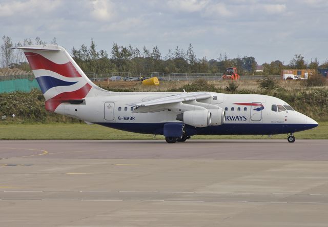 G-MABR — - British Airways CitiExpress - British Aerospace BAe.146-100 C/N E1015 - G-MABR - at Luton 2004-10-06.