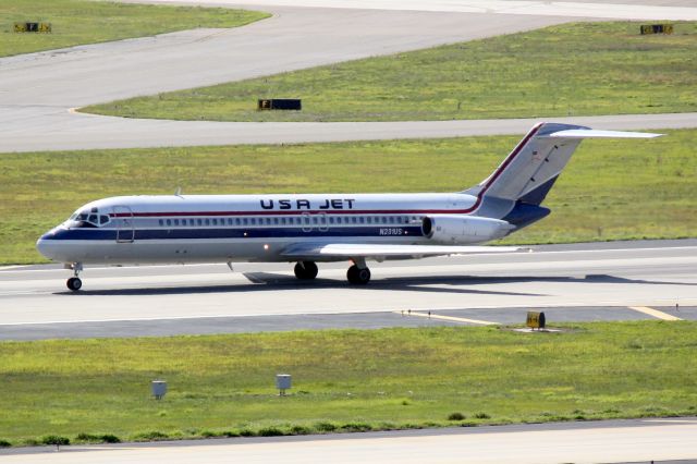 McDonnell Douglas DC-9-30 (N231US) - USA Jet Airlines Flight 231 (N231US) departs Runway 1R at Tampa International Airport enroute to Gerald R Ford International Airport