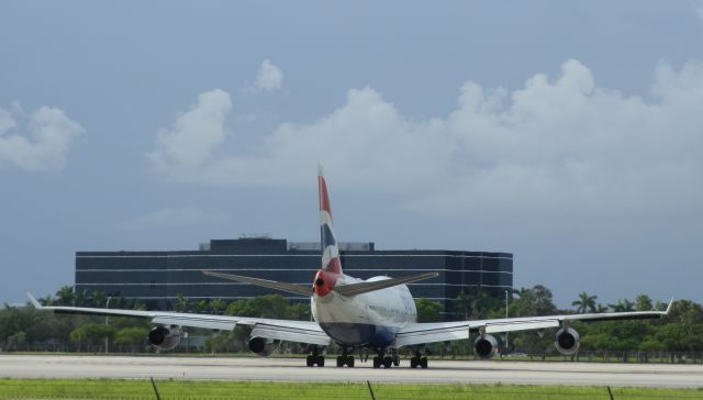 Boeing 747-400 (G-CIVL) - Making a turn to the terminal"After a long landing runway roll!