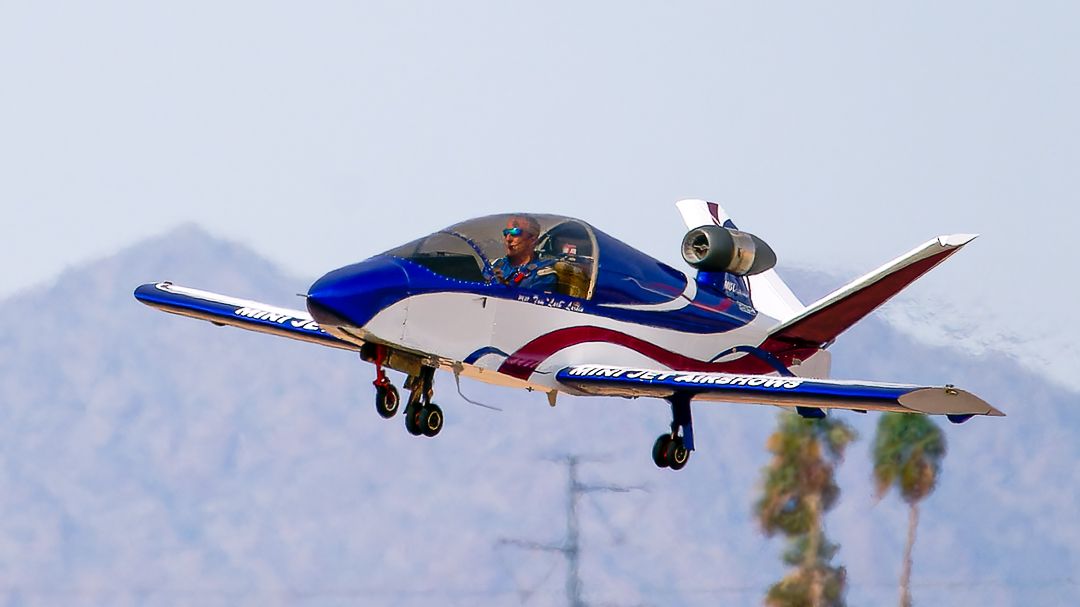 SONEX JSX SubSonex (N798LL) - Mini Jet Airshows modified SubSonex Jet taking off to start demo at February 2023 Buckeye Air Fair at Buckeye Municipal Air Port.