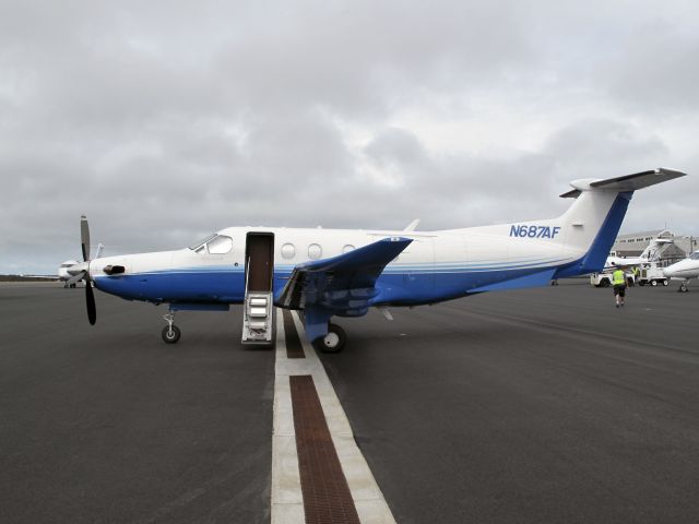 Pilatus PC-12 (N617AF) - A very nice PC12 at Nantucket.