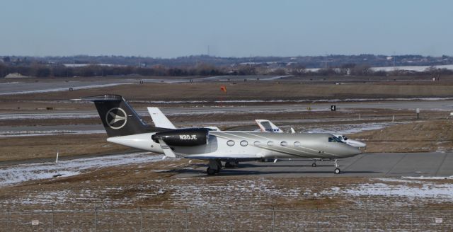 Gulfstream Aerospace Gulfstream IV (N30JE) - 12/30/23 at Duncan remote ramp