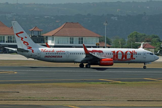 Boeing 737-900 (PK-LOF) - "100th Boeing Next Génération 737" livery