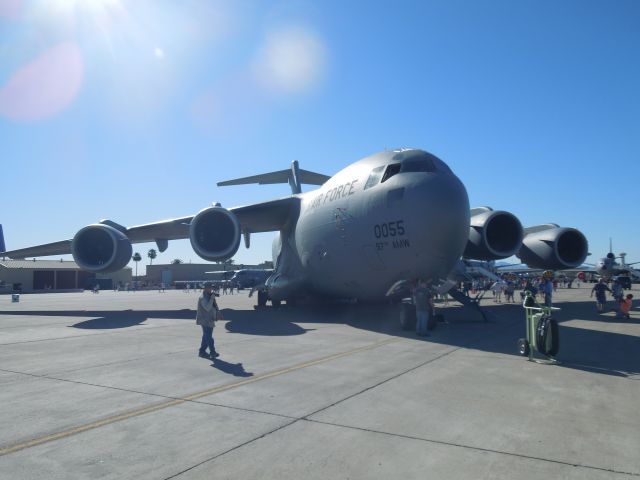 Boeing Globemaster III — - A Globemaster at Thunder in the Desert 2014.