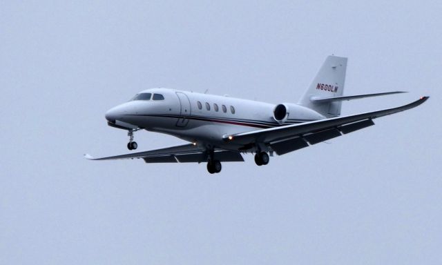 Cessna Citation Latitude (N600LN) - On final is this brand new Cessna Citation Latitude 680A in the Autumn of 2019.