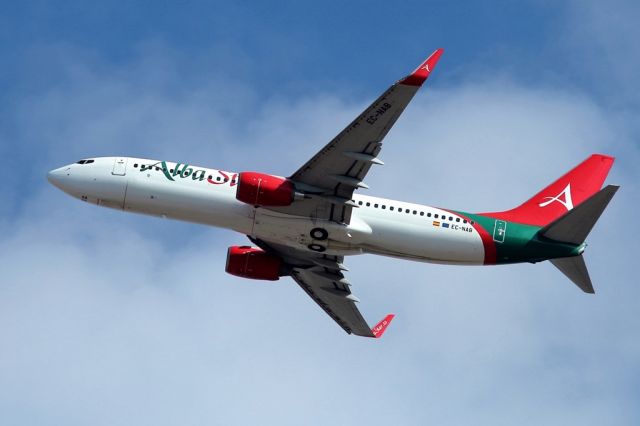 Boeing 737-800 (EC-NAB) - 28/09/2019: Flight to Tarbes (LDE) after T/O from runway 26.