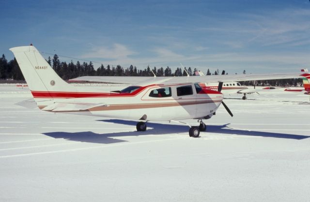 Cessna Centurion (N6448Y) - 12 Jan 1982.  My NEW T210. Based KHEF, my first, true, cross-country flight. At the south rim of Grand Canyon to chat with locals before flying into the canyon. br /The next day Palm 90 plunged into the Potomac River.br /A wonderful airplane.  Last I heard it was registered in Brazil.