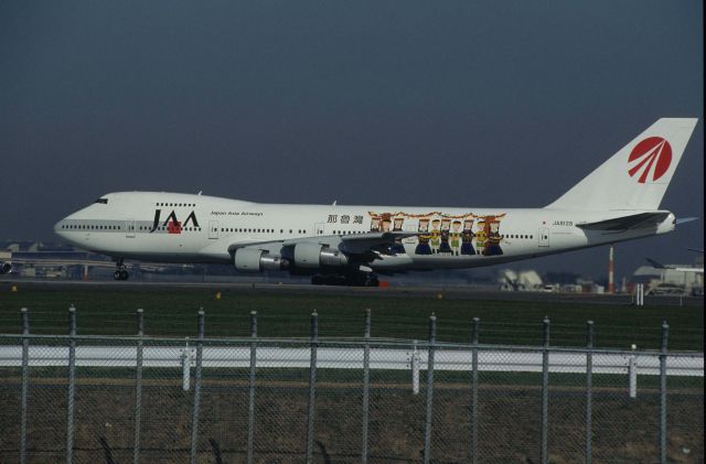 Boeing 747-200 (JA8128) - Departure at Narita Intl Airport Rwy34L on 1995/11/19
