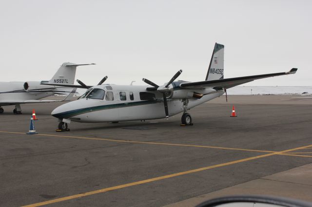 Rockwell Turbo Commander 690 (N840SE) - At DIA/Signature on the morning of 02/15/2012.