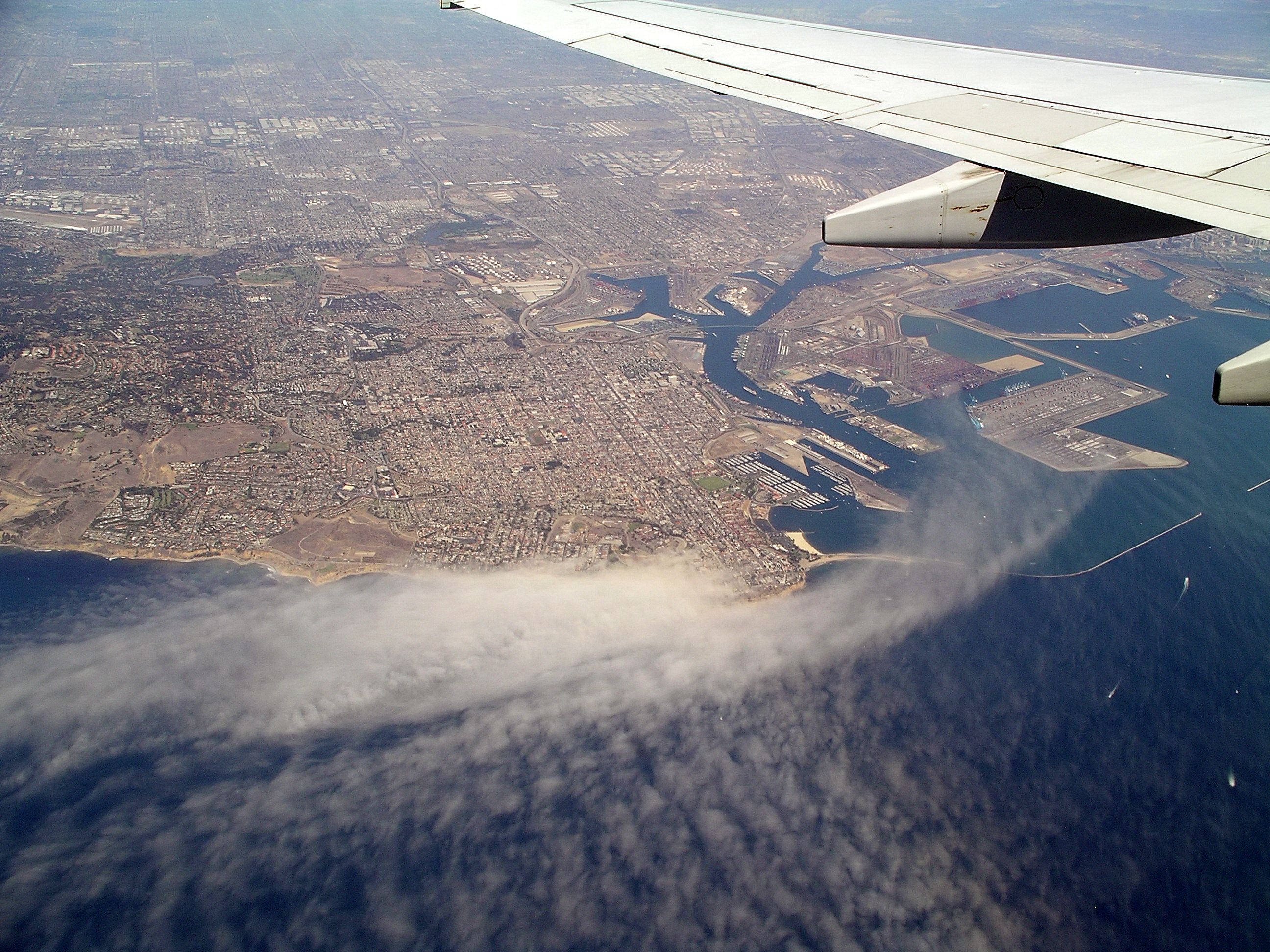 Boeing 737-700 — - Over Palos Verdes,Ca.