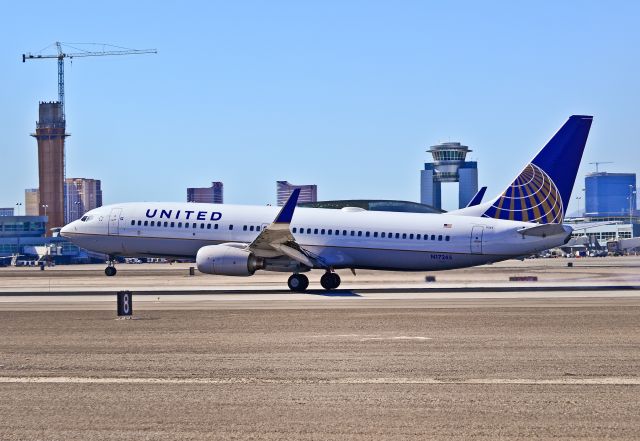 Boeing 737-800 (N17245) - N17245 United Airlines 1999 Boeing 737-824 C/N 28955  - Las Vegas - McCarran International (LAS / KLAS) USA - Nevada, June 8, 2012 Photo: Tomás Del Coro