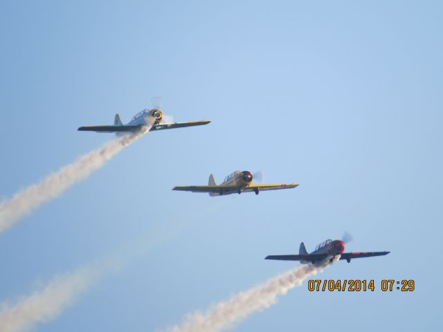 LDA14454 — - Duck Creek at Grand Lake Oklahoma small airshow before the biggest fireworks show in the Midwest.