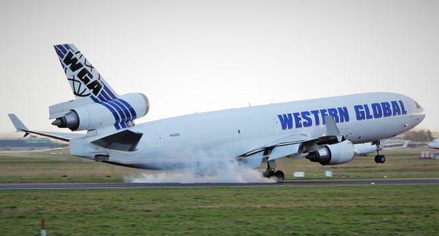 Boeing MD-11 (N412SN) - western global md-11f n412sn landing at shannon 3/2/20.