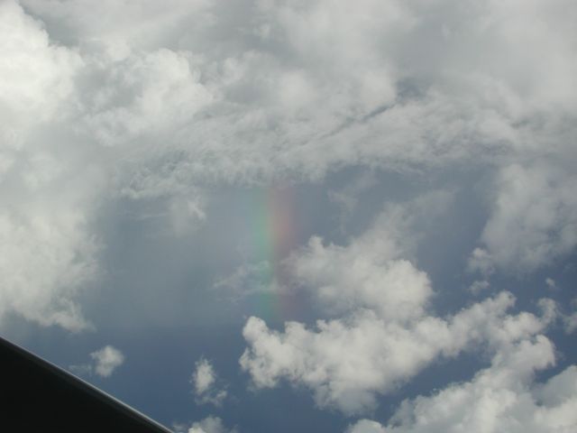 Boeing 747-400 (VH-OJH) - There is a Pot of Gold down there!