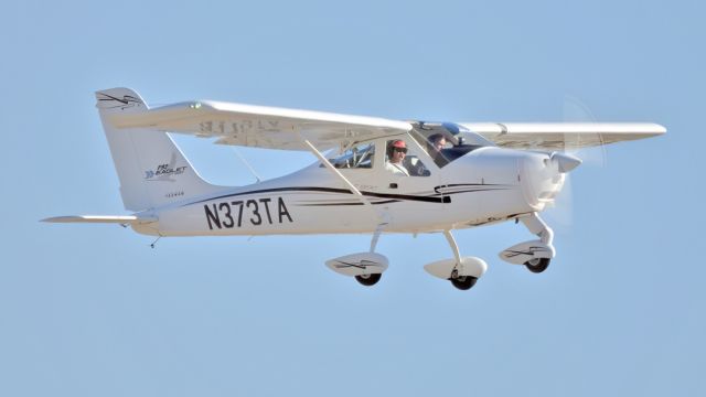 TECNAM SeaSky (N373TA) - TECNAM P-92 Eaglet over Livermore Municipal Airport, Sept. 2022