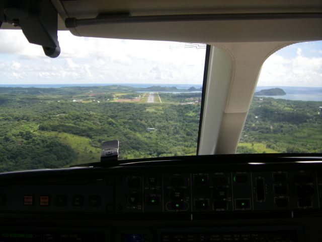 Dassault Falcon 7X (VQ-BFN) - Landing on a Falcon 7x in Koror - Palau