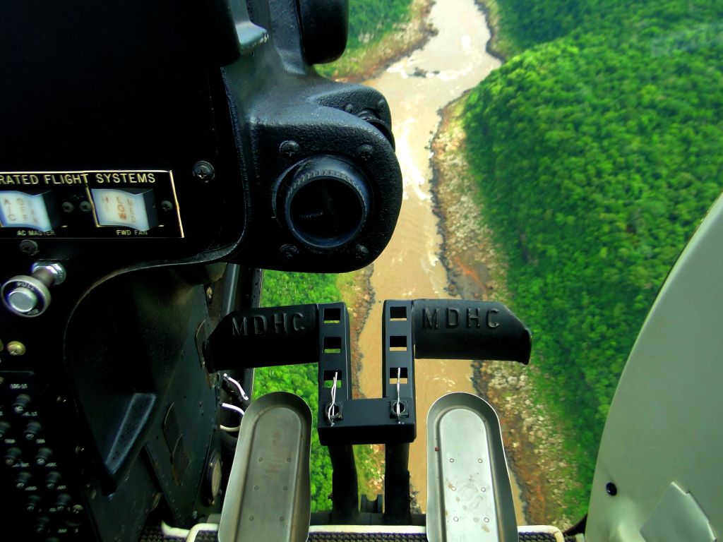 MD HELICOPTERS MD-600N (PR-HLS) - MD-600 HELICOPTER FLYING IN FOZ DO IGUAÇÚ-PR, BRAZIL.