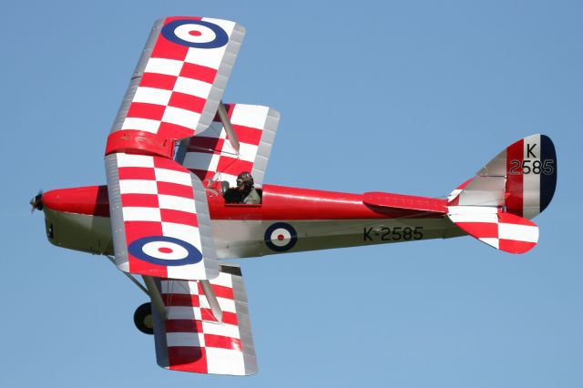 G-ANKT — - Flypast of a Tiger Moth at Old Warden Aerodrome.