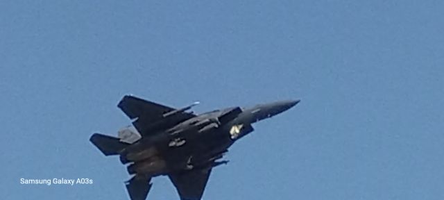 — — - F-15E Strike Eagle Landing Ops at Seymour Johnson AFB.
