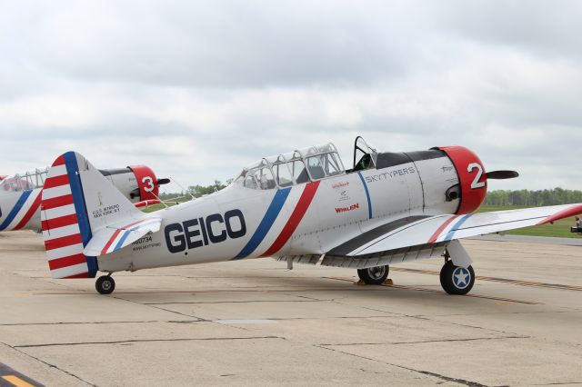 North American T-6 Texan (N60734) - N60734- Skytyper 2 preparing to fly!