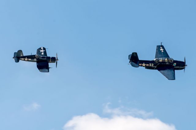 VOUGHT-SIKORSKY V-166 Corsair (N451FG) - WITH N5264V TBM-3