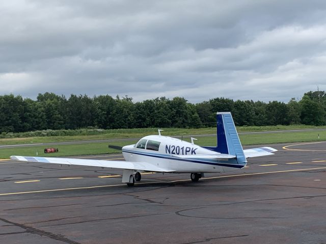 Mooney M-20 (N201PK) - N201PK (M20P) departing Quakertown Airport (KUKT)br /Photo Date: July 10, 2021