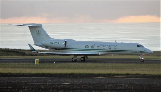 Gulfstream Aerospace Gulfstream V (5N-FGS) - Aeroporto de Santa Maria - LPAZ - Azores 08/10/2020