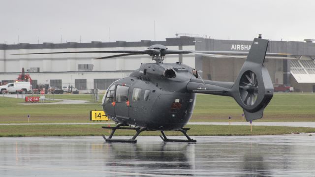 KAWASAKI EC-145 (C-GLEL) - This straight out of the factory H145 stopped at BUF For customs, Beautiful looking bird 