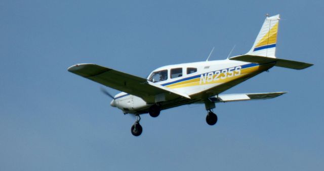 Piper Cherokee (N8235S) - On short final is this 1980 Piper Cherokee PA-28-181 from the Spring of 2022.