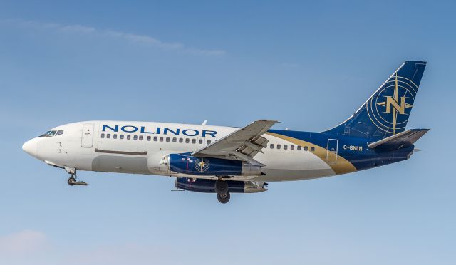 Boeing 737-200 (C-GNLN) - Nolinor 737-2B6C/Adv with some unique features for those gravel strips up North!