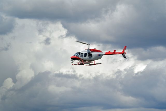 C-FTHU — - Chopper 9 returning to base after reporting on a massive fire at mattress recycling plant