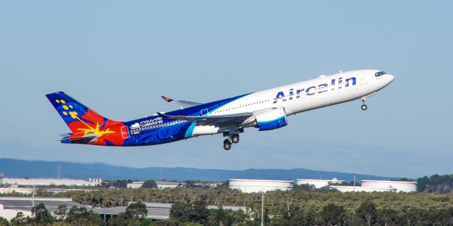 Airbus A330-900 (F-ONEO) - Aircalin A330-941 departing Brisbane Airport for Noumea as ACI141B.