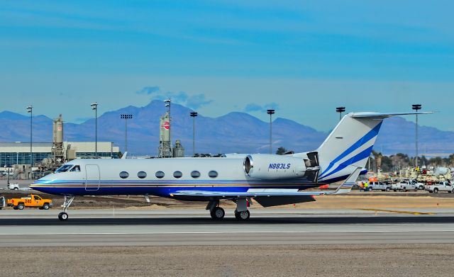 Gulfstream Aerospace Gulfstream IV (N883LS) - N883LS  1989 Gulfstream IV C/N 1110 - LAS VEGAS SANDS CORP br /br /Las Vegas - McCarran International Airport (LAS / KLAS)br /USA - Nevada January 28, 2015br /Photo: Tomás Del Coro