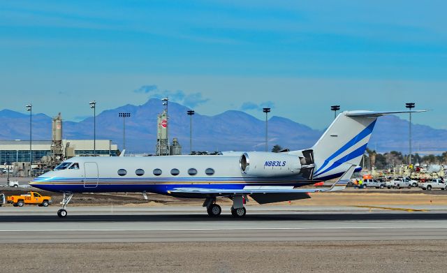 Gulfstream Aerospace Gulfstream IV (N883LS) - N883LS  1989 Gulfstream IV C/N 1110 - LAS VEGAS SANDS CORP br /br /Las Vegas - McCarran International Airport (LAS / KLAS)br /USA - Nevada January 28, 2015br /Photo: Tomás Del Coro