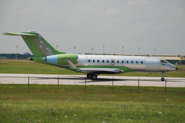 Bombardier Global 5000 (C-FRKL) - Bombardier Global 5000 taxiing out for test flight at Bombardiers Downsview Airport - Toronto. July 17/08.