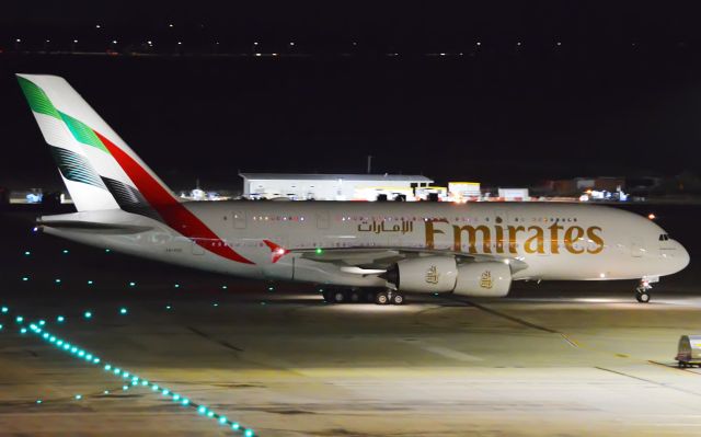 Airbus A380-800 (A6-EOE) - EK's new livery.