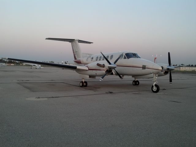 Beechcraft Super King Air 200 (N430MC) - Ready for departure at Fullerton Municipal Airport, CA