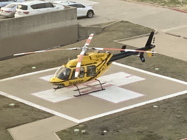 Bell 407 (N465P) - Landed Medical City Plano hospital at 17:15 on 11/25/19 with one patient. 