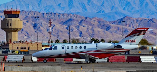 Cessna Citation CJ2+ (N46BE) - N46BE 2002 Cessna 525A CitationJet CJ2 s/n 525A-0116 - North Las Vegas Airport  KVGT, VGTbr /Photo: Tomás Del Corobr /February 5, 2022